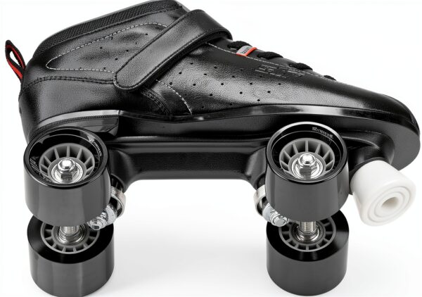 Roller Derby STR Seven Mens Black Grey Roller Skates-3