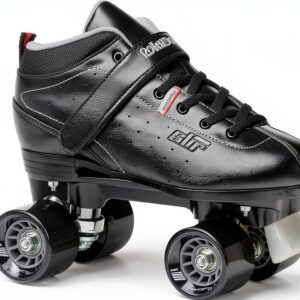 Roller Derby STR Seven Mens Black Grey Roller Skates-0