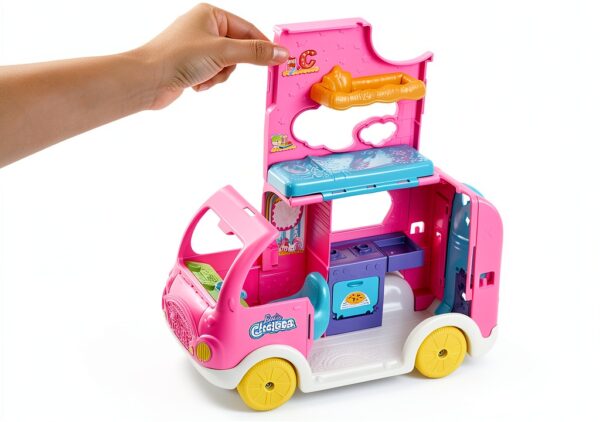 Barbie Chelsea 2-in-1 Camper Doll Playset for Kids-3
