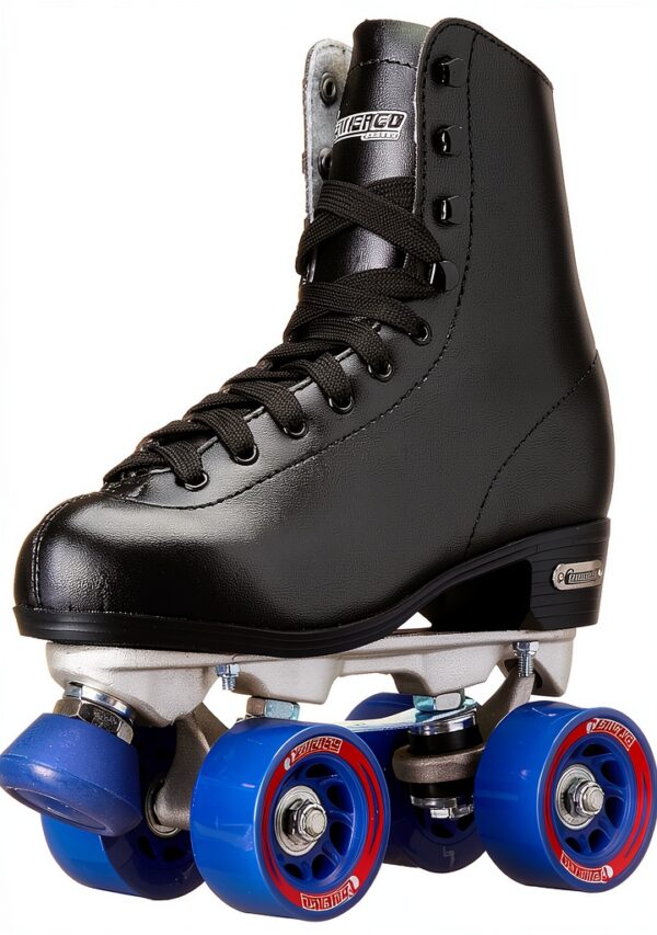 Chicago Skates Classic Rink Quad Roller Skates Black-0