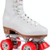 Chicago Skates Classic Rink Quad Roller Skates White-0