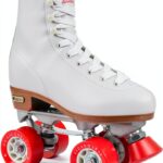 Chicago Skates Classic Rink Quad Roller Skates White-0