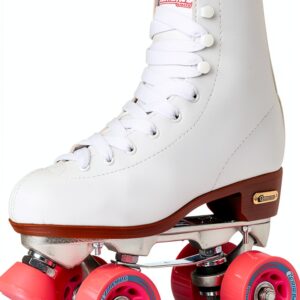 Chicago Skates Quad Roller Skates White Classic Rink Model-0