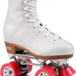 Chicago Skates Classic Rink Quad Roller Skates White Unisex-0