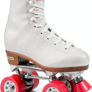Chicago Skates Classic Rink Quad Roller Skates White Unisex-0