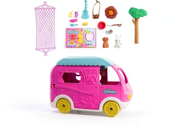 Barbie Chelsea 2-in-1 Camper Doll Playset for Kids-2