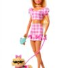 Barbie Twinning Looks Doll Matching Pet Fashion Kids Gift-0