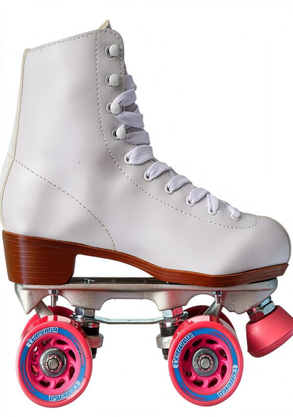 Chicago Skates Quad Roller Skates White Classic Rink Model-2