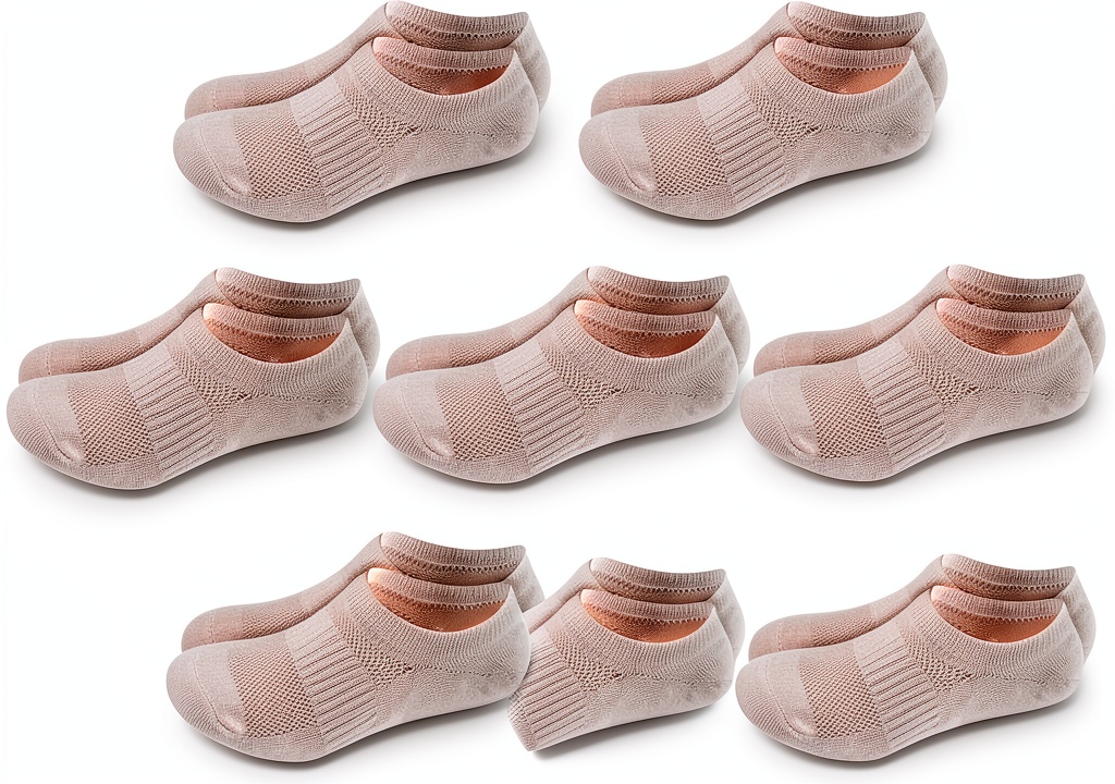 Cozi Foot no-show socks on child's feet during playground activity