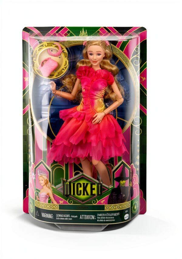 Wicked Glinda Doll Mattel Fashion Toy Kids Play Collectible-0