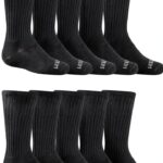 Boys Activewear Crew Socks Moisture Wicking Cushioned Sole-0