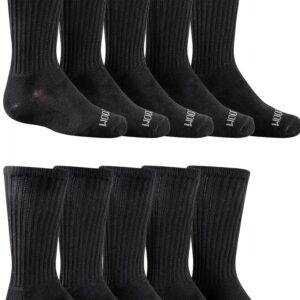 Boys Activewear Crew Socks Moisture Wicking Cushioned Sole-0