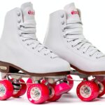 Chicago Skates Classic Rink White Leather Roller Skates-0