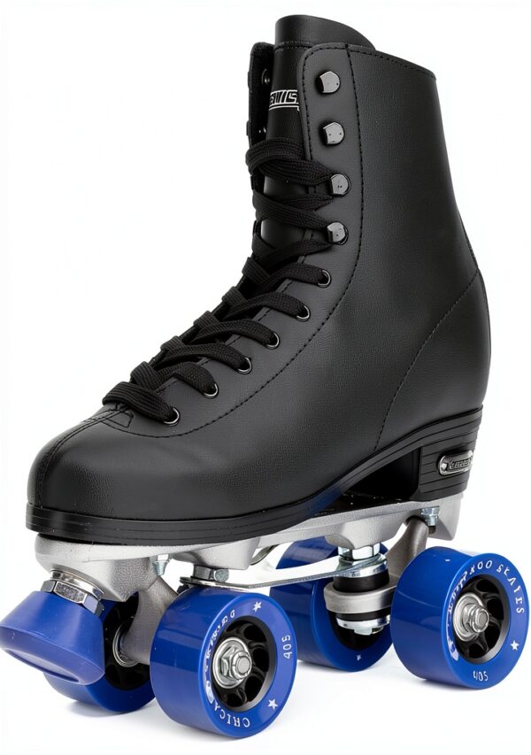 Chicago Skates Classic Rink Quad Roller Skates Black-0