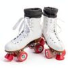 Chicago Skates Classic Rink Quad Roller Skates White Unisex-1