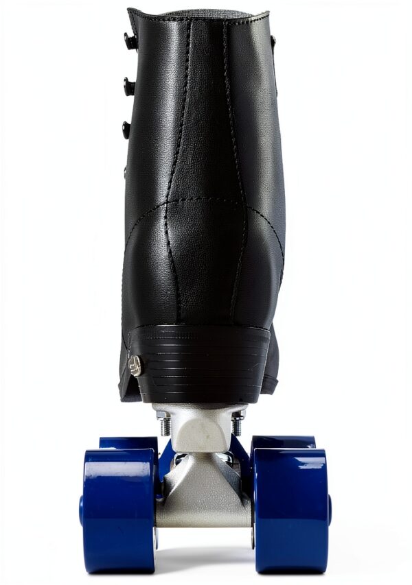 Chicago Skates Classic Rink Quad Roller Skates Black Leather-1