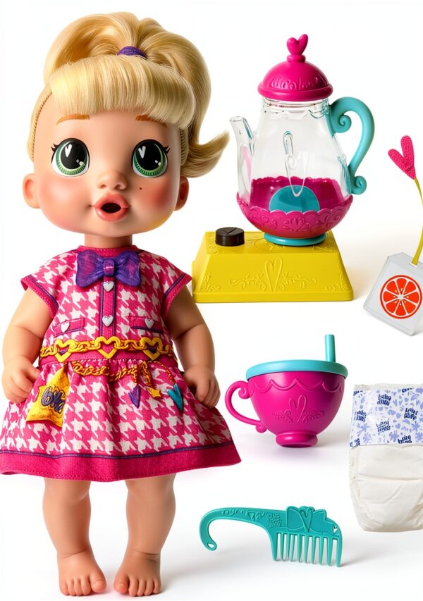 Baby Alive Magical Tea Party Doll Hasbro Toy for Kids-0