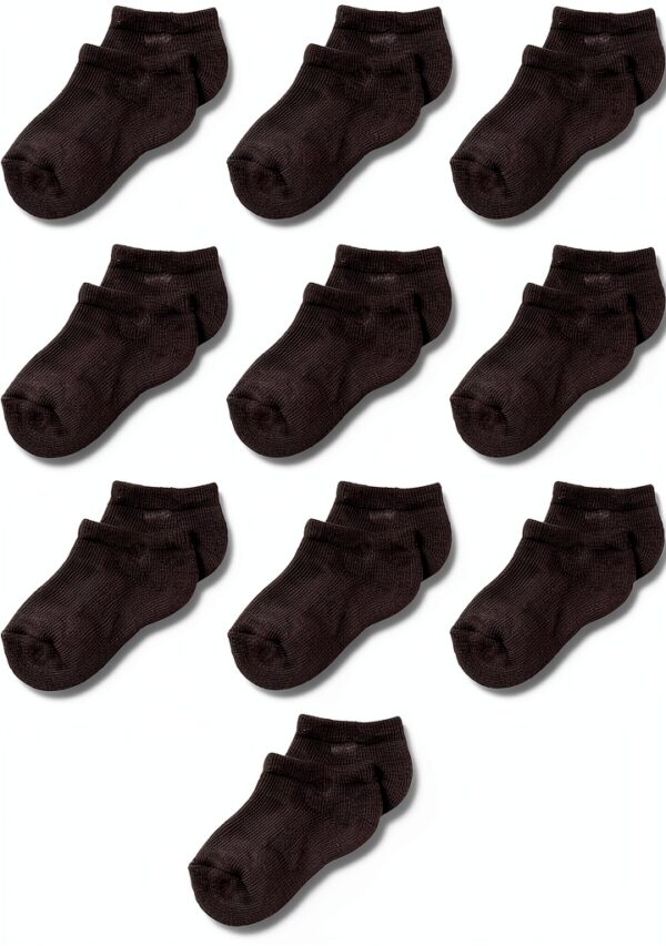Amazon Essentials Kids Ankle Socks Cotton Blend Comfort Fit-0