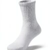 Kids Athletic Socks Premium Cotton Unisex Crew Retro Style-1