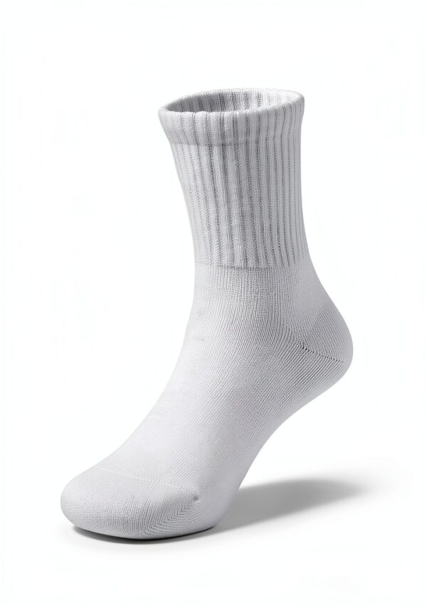 Kids Athletic Socks Premium Cotton Unisex Crew Retro Style-1