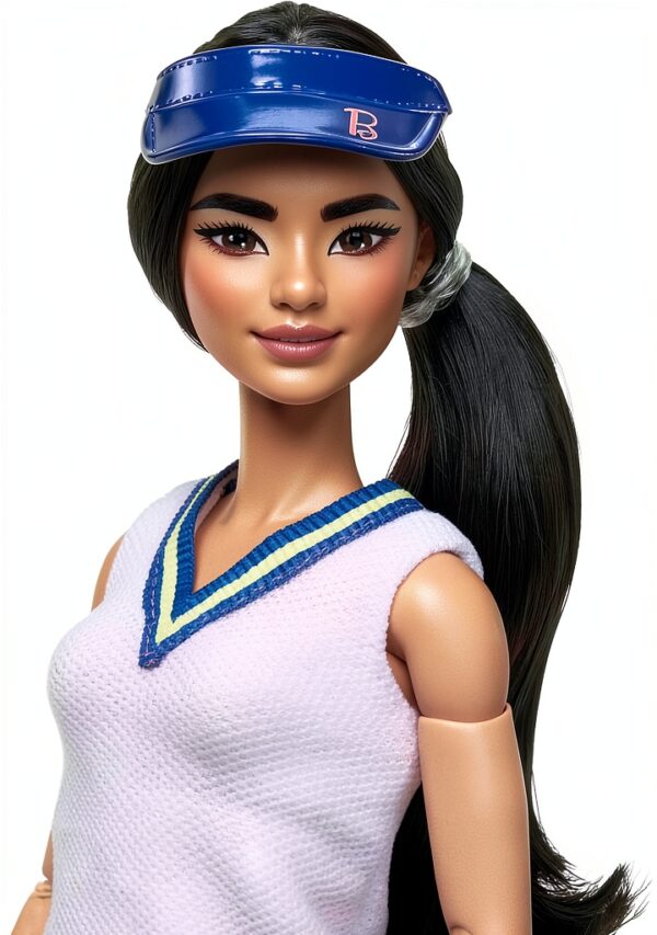 Barbie Tennis Champ Doll 22 Joints Sports Toy Kids 3 Years-3