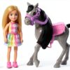 Mattel Chelsea Doll with Pony Bendable Knees for Kids 3+-4