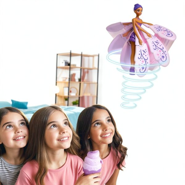 Sky Dancers Flying Doll Lansay Purple Licious Toy for Kids-2