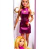 Barbie Fashionistas Doll Blond Hair Pink Dress Kids Toy-5