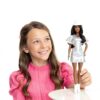 Barbie Fashionistas Doll Western Style Silver Dress Kids Toy-1
