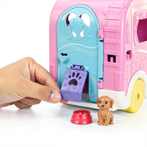 Barbie Chelsea 2-in-1 Camper Doll Playset for Kids-5