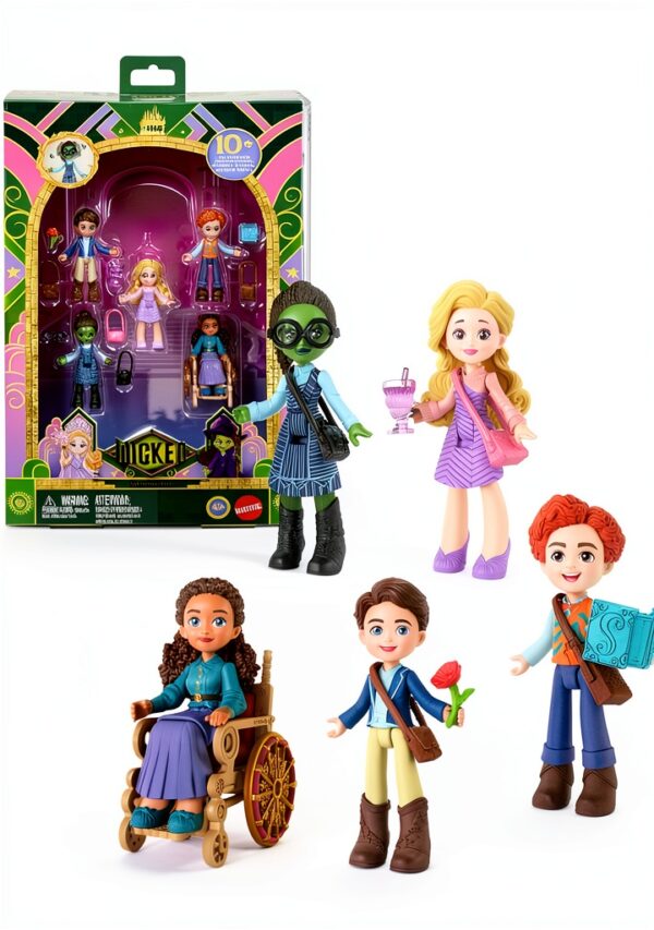 Wicked Students of Shiz Dolls Mattel Bobble Head Toys Ages-0