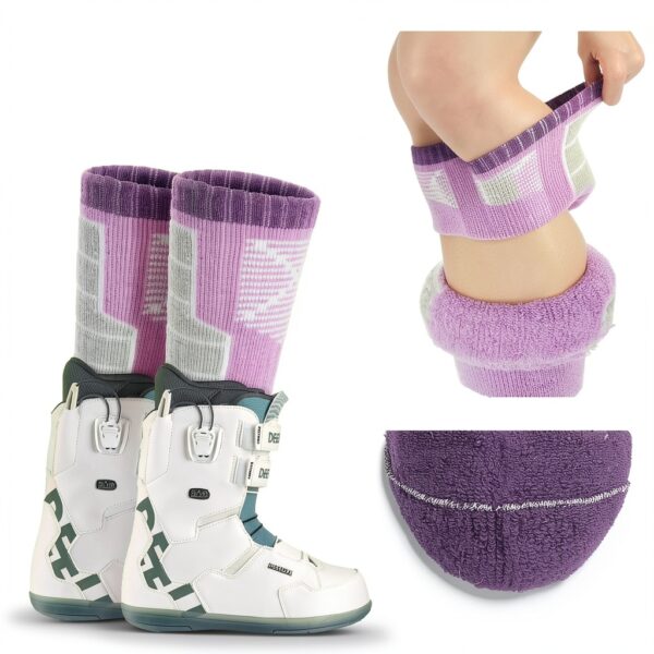 Anlisim Kids Merino Wool Ski Socks Boys Girls Thermal-2