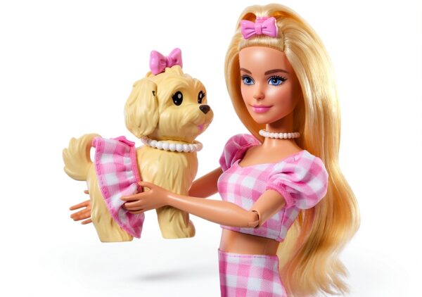 Barbie Twinning Looks Doll Matching Pet Fashion Kids Gift-3