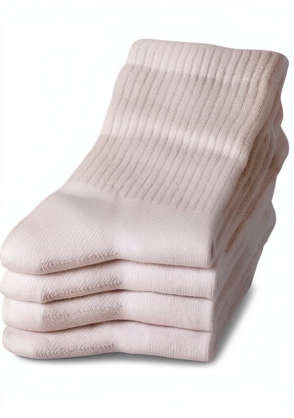 Kids Athletic Socks Premium Cotton Unisex Crew Retro Style-3