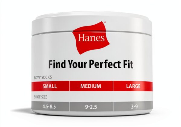 Hanes Boys Calf Socks Moisture Wicking Cushioned Comfort-3
