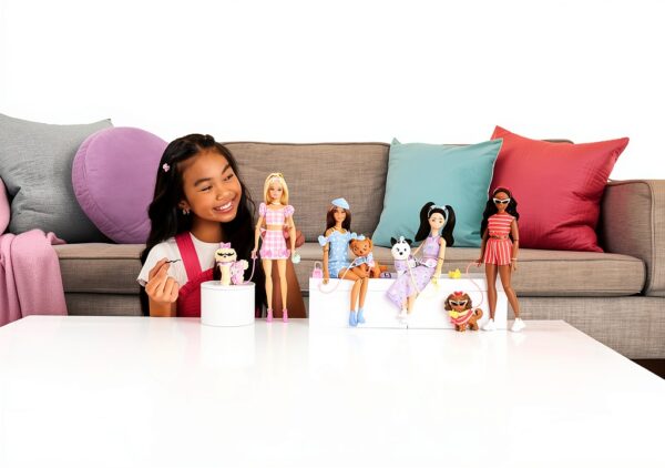 Barbie Twinning Looks Doll Matching Pet Fashion Kids Gift-1