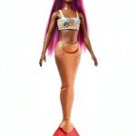 Barbie Mermaid Doll Starfish Bodice Ombre Tail Kids Toy-0